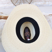 Justin Youth Palm Leaf Cowboy Hat Buckhorn