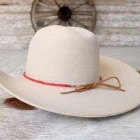 Red Jade Stone Hat Band