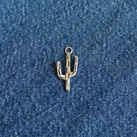 Cactus Charm Sterling Silver
