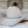 Dusty Blue Multi-Strand Beaded Hat Band