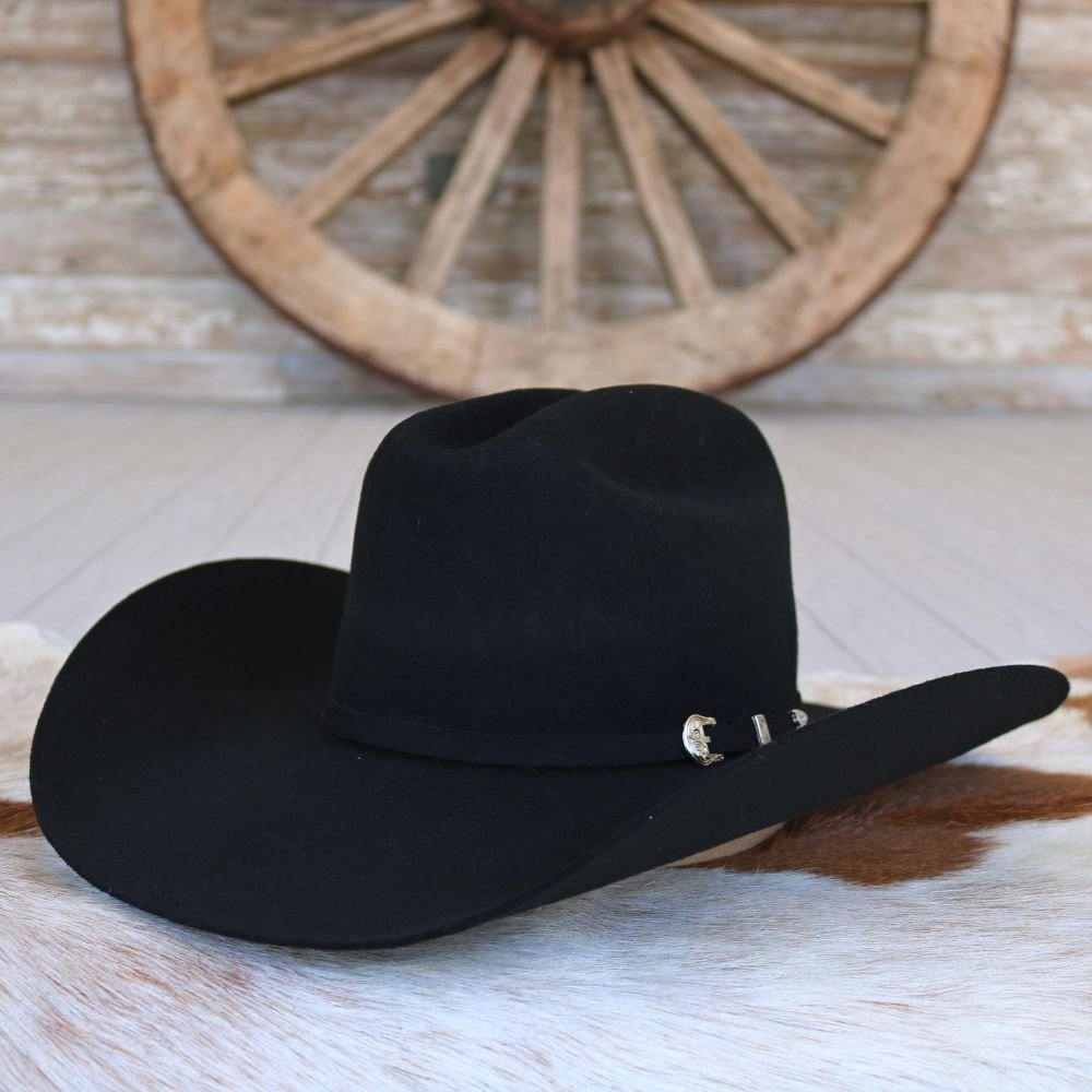 Ariat 3X Black Wool Cowboy Hat Spur Willow Lane Hat Co