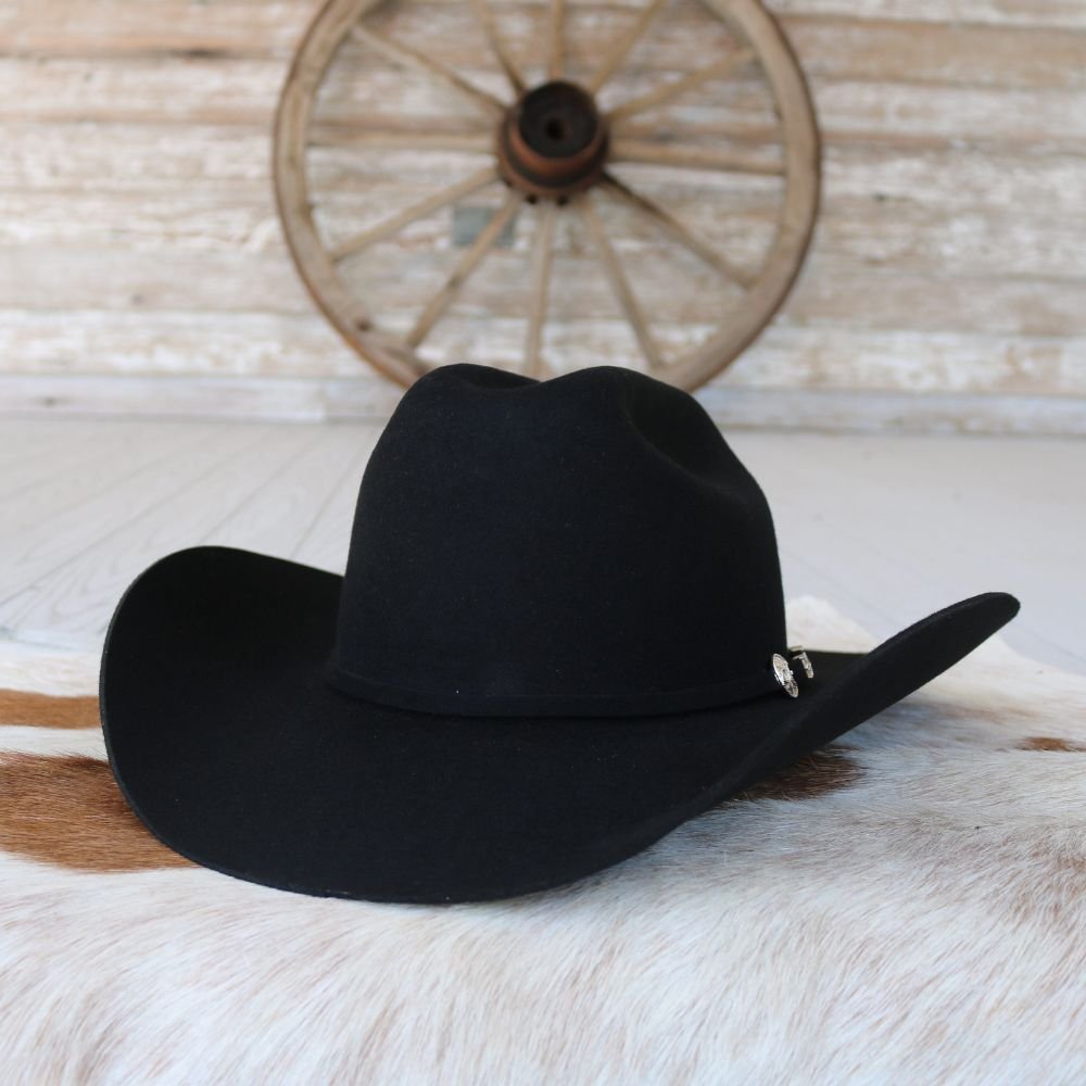 Stetson 黒 Stetson 4X Black Wool Cowboy Hat - Corral – Willow Lane Hat Co.