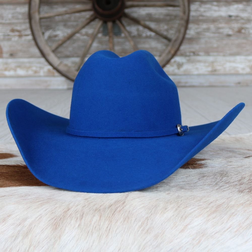 Serratelli Royal Blue Wool Cowboy Hat