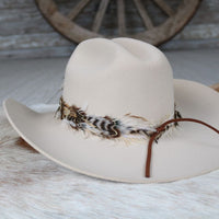 Western Feather Hat Band - Avalon