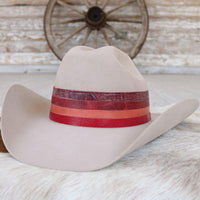 Red Leather Hat Band Variety Pack – 4 Pack