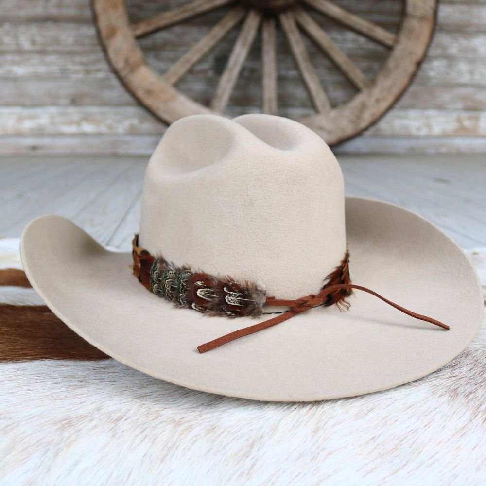 Western Feather Hat Band - Shikoba (short) – Willow Lane Hat Co.