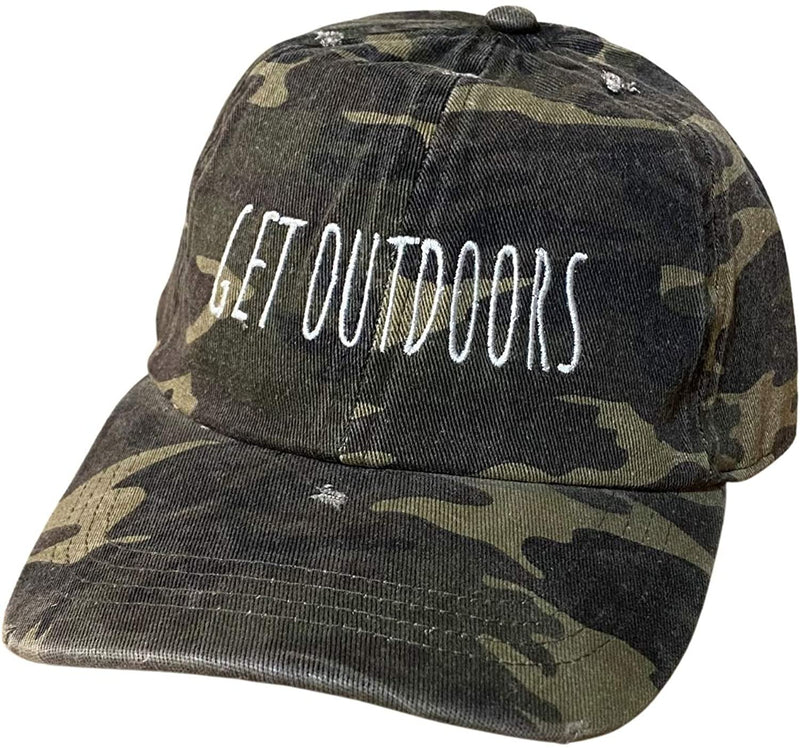 David & Young Get Outdoors Camouflage Baseball Cap Camo Hat