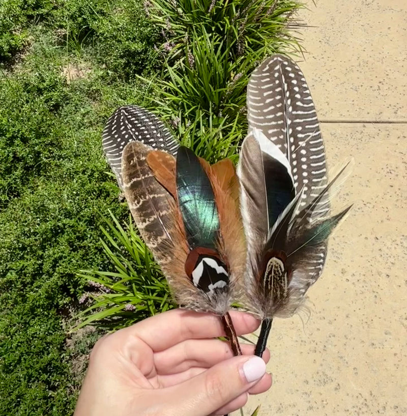 Feather Hat Accent - Durango