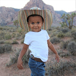 Ariat Boys Multi Colored Straw Cowboy Hat
