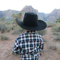 Ariat Youth Wool Black Punchy Cowboy Hat