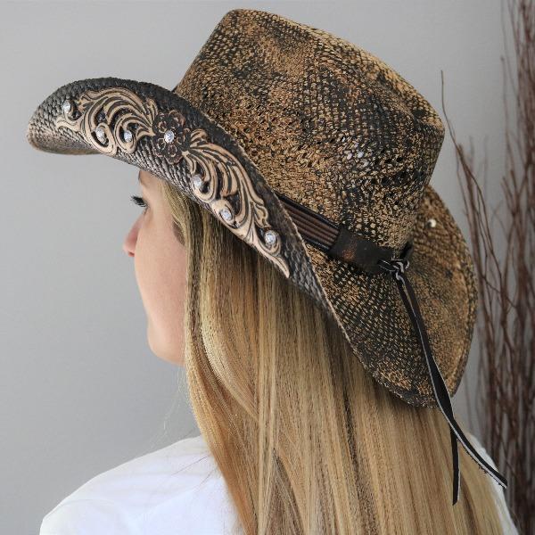 Women's Straw Western Hat | Stampede | The Bittersweet