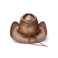 Women's Straw Cowboy Hat | Stampede | Angel Wing Design