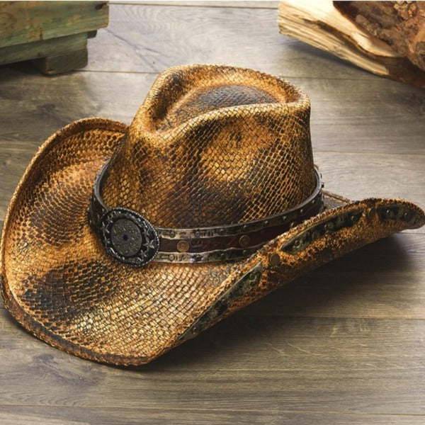Men's Straw Cowboy Hat | Stampede | Revolver