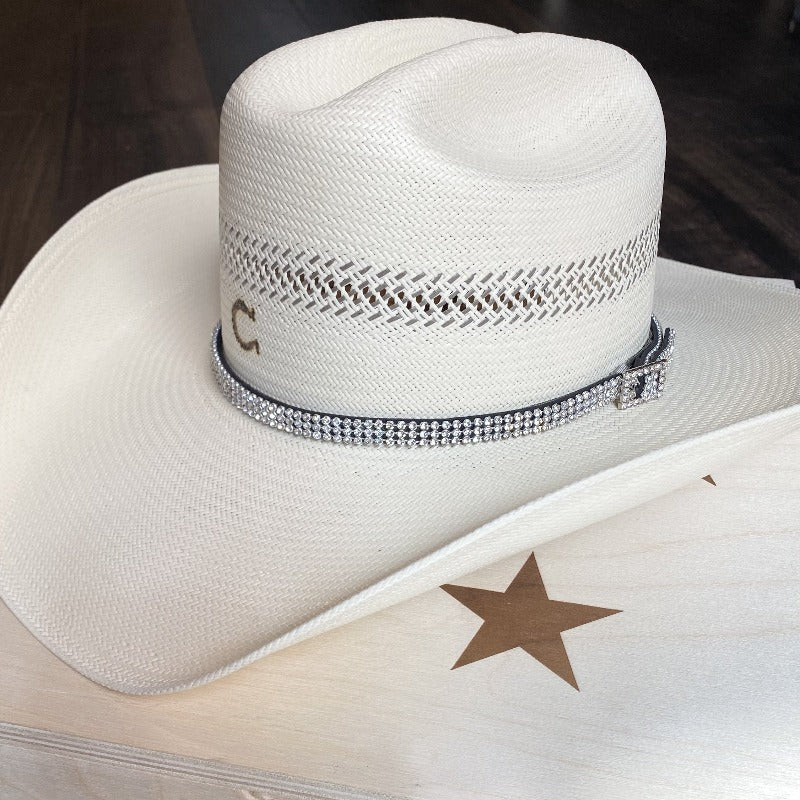 M&F Western Hat Band - Crystals with Black