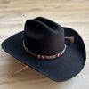 Horsehair Beaded Hat Band - Red Roan
