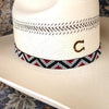 Western Beaded Hat Band - Chevron
