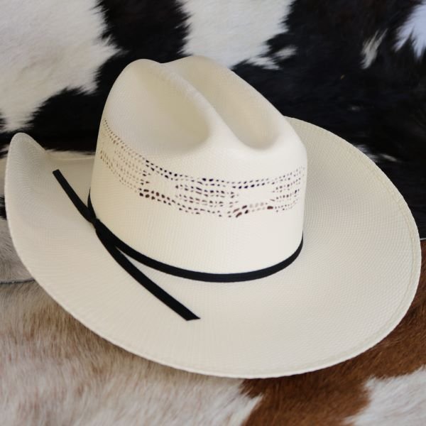 Resistol Vented Straw Cowboy Hat - Denison