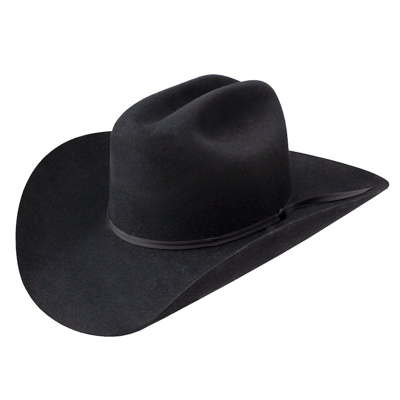Stetson 3X Black Wool Cowboy Hat - Cattleman – Willow Lane Hat Co.