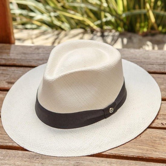 Straw Fedora Hat | Austral | Ribbon Band | Dean