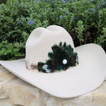 Western Feather Hat Band - Royal