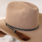 Horsehair Braided Hat Band - Overo