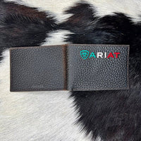 Ariat Men's Mexico Leather Bi-Fold Wallet