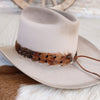 Western Feather Hat Band - Rust