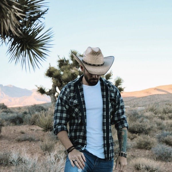 Resistol Jason Aldean Palm Leaf Cowboy Hat - Amarillo Sky – Willow Lane Hat  Co.