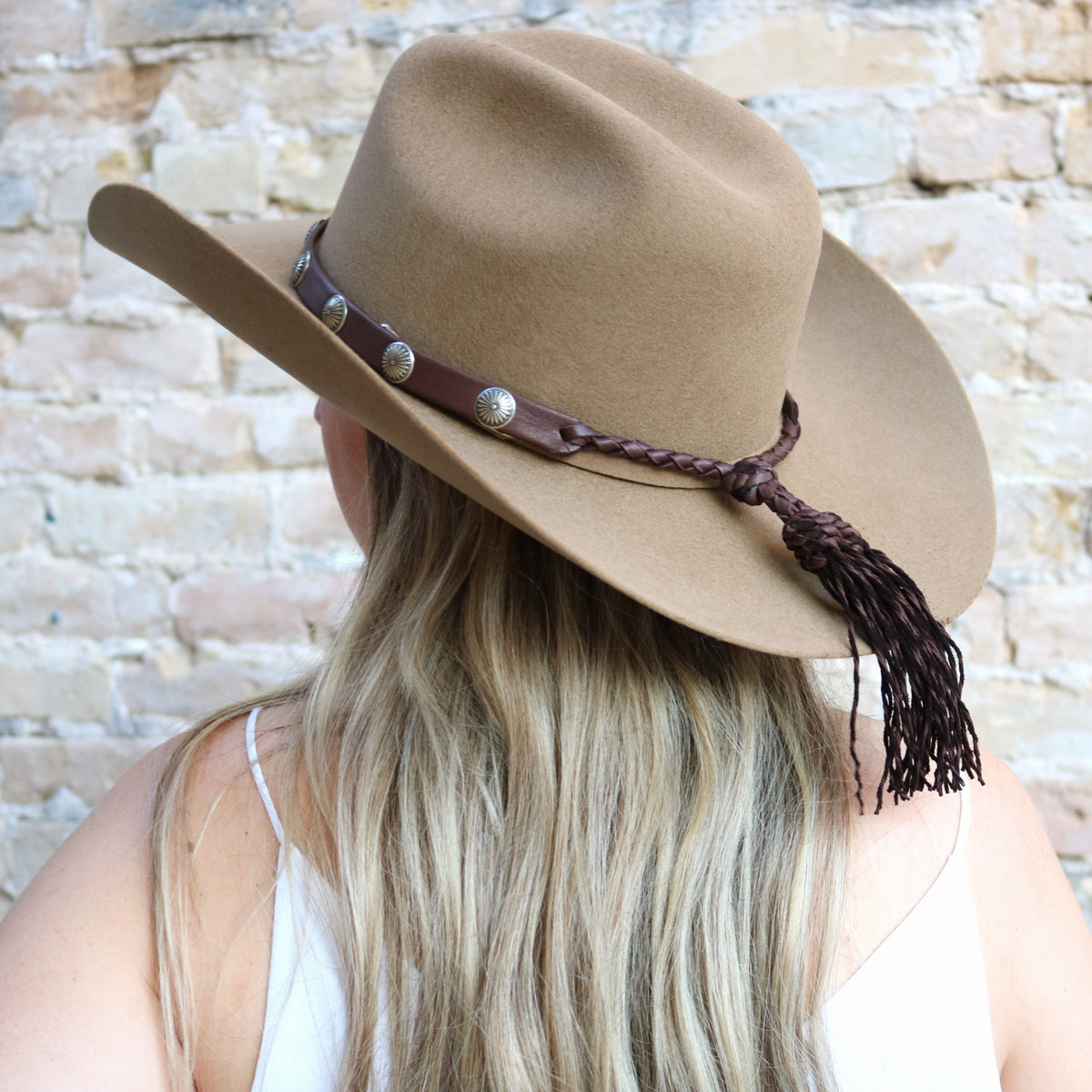 Handcrafted Deerskin Leather Hat Band