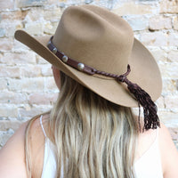 Handcrafted Deerskin Leather Hat Band