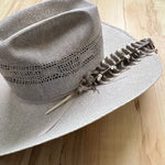 Turkey White Stone Hat Feather