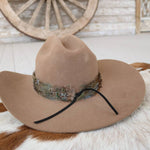 Western Feather Hat Band - Dove II
