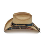 Patriotic Straw Cowboy Hat | Stampede | American Flag Hat Band