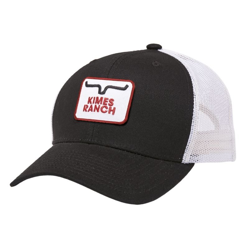 Kimes Ranch Hat Model Kimes Ranch Gilroy Black Trucker – Willow Lane Hat Co.