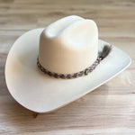 Horsehair Braided Single Tassel Hat Band - Chestnut