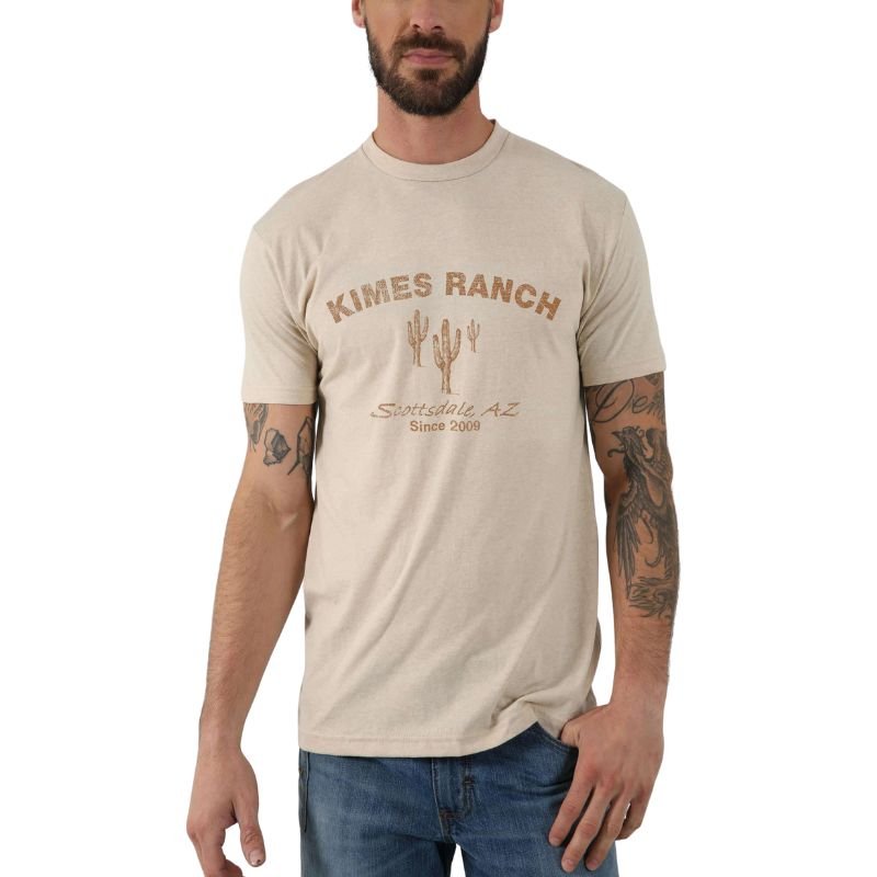Kimes Ranch Men's Welcome T-Shirt Sand