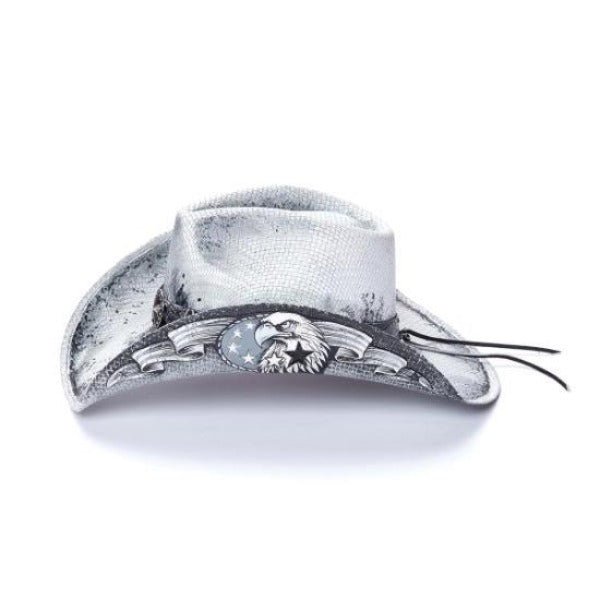 Stampede Patriotic Cowboy Hat - The White Eagle – Willow