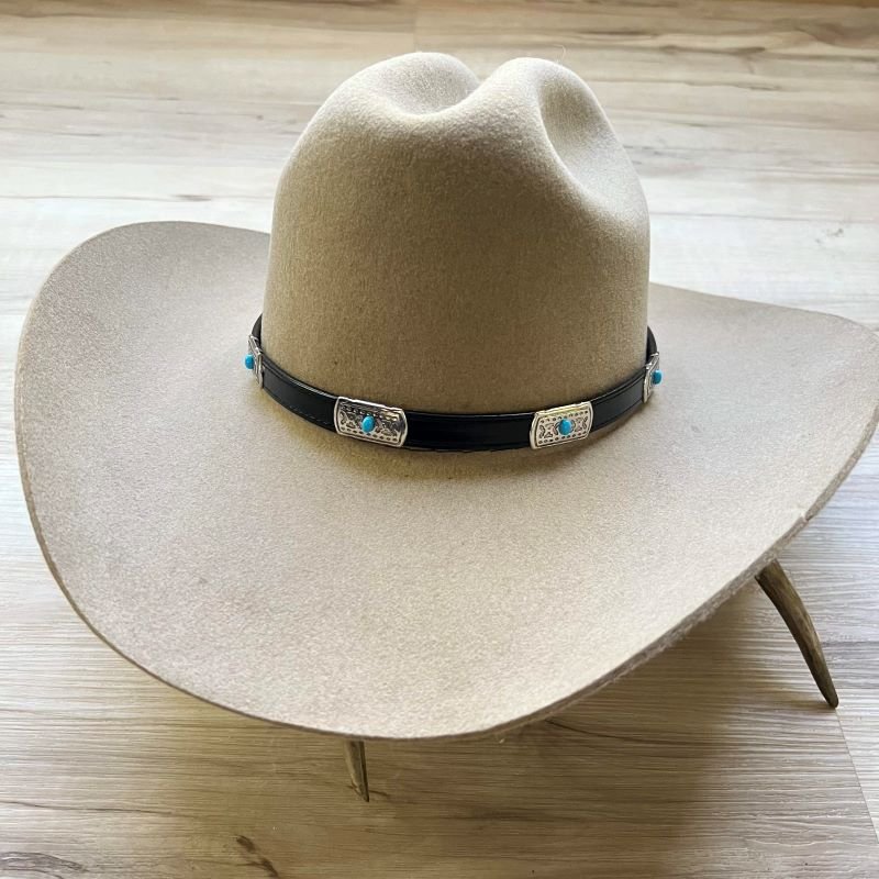 Western Leather Hat Band - El Cielo