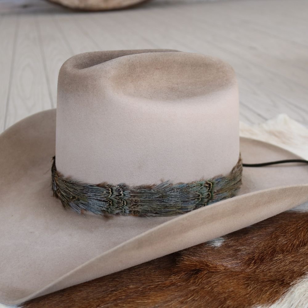 Western Feather Hat Band - Dove I