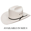 Resistol 10X Long Cattleman Straw Cowboy Hat SIZE 8