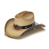 Patriotic Straw Cowboy Hat | Stampede | American Flag Hat Band