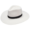 Twister White Pinch Front Hat