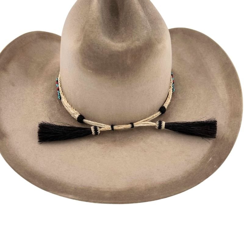 Horsehair Beaded Hat Band - Cheval