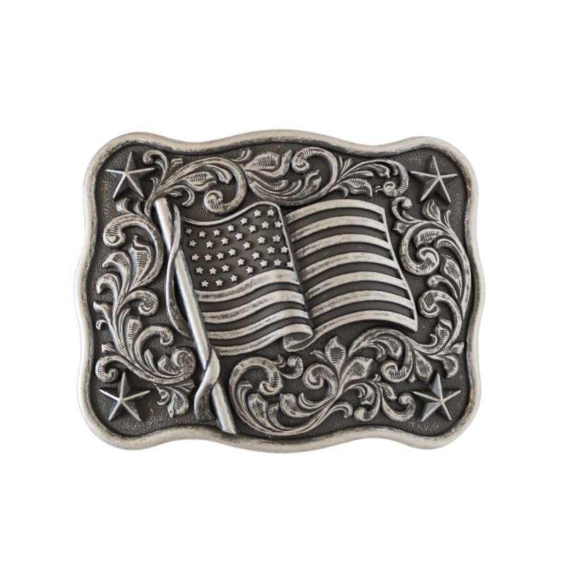 Nocona Oval Cactus Belt Buckle