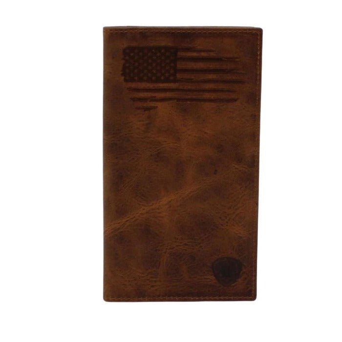 Ariat USA Flag Leather Bifold wallet