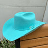 Bailey 4X Blue Turquoise Wool Blend Cowboy Hat | Lightening