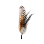 Feather Hat Accent - Zebra