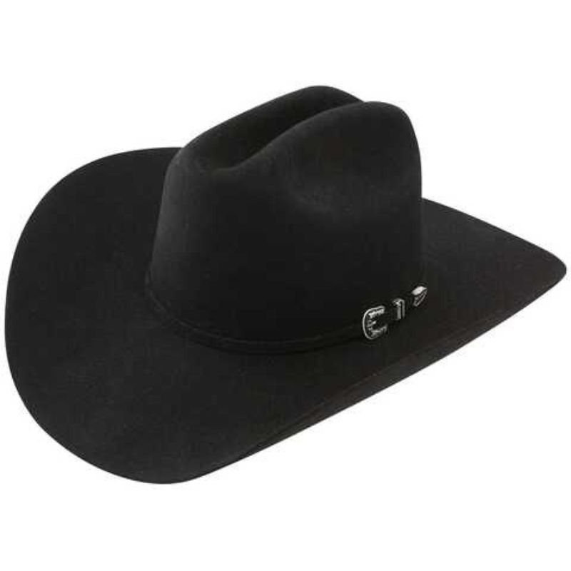 Stetson 6X Black Fur Felt Cowboy Hat - Skyline