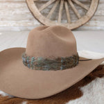 Western Feather Hat Band - Dove II
