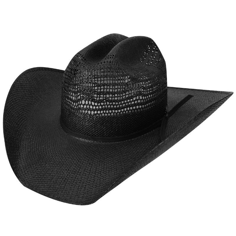 Bailey Black Straw Cowboy Hat - Desert Knight